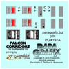 Paragrafix PGX197 - 1/43 DeAgostini Falcon Corridors Photoetch Set