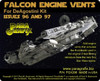 Paragrafix PGX206 - 1/43 DeAgostini Falcon 'Koolshade Style' Engine Vents