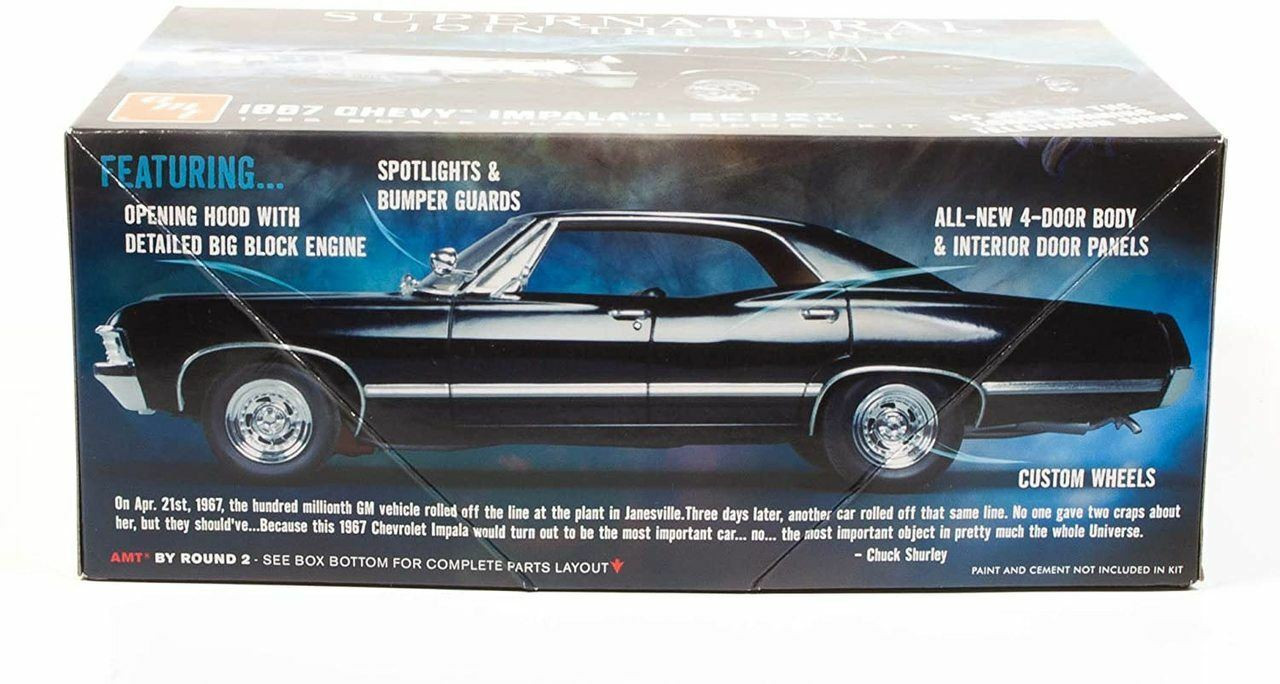 supernatural 67 impala model kit