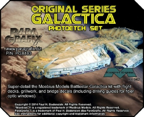 Paragrafix PGX183 - 1/4105 Original Series Galactica (1978) Photoetch Set
