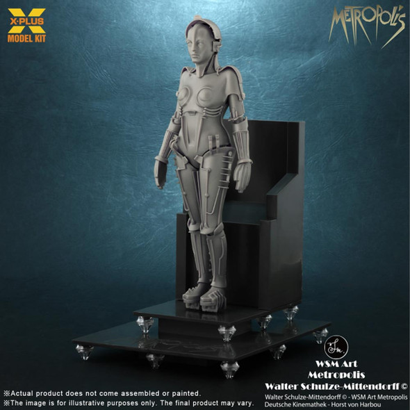 X-PLUS XPL-17 - 1/8 Silver Screen Metropolis Robot model kit