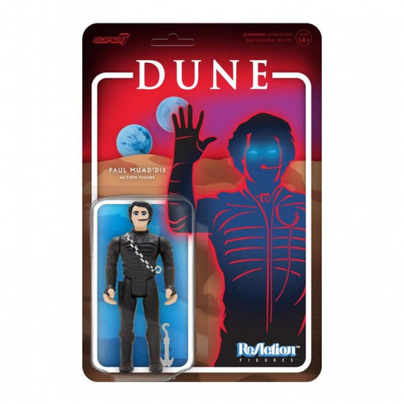 SUPER7 DUNEW01-PMB-01 - 1984 DUNE PAUL MUAD-DIB REACTION FIGURE