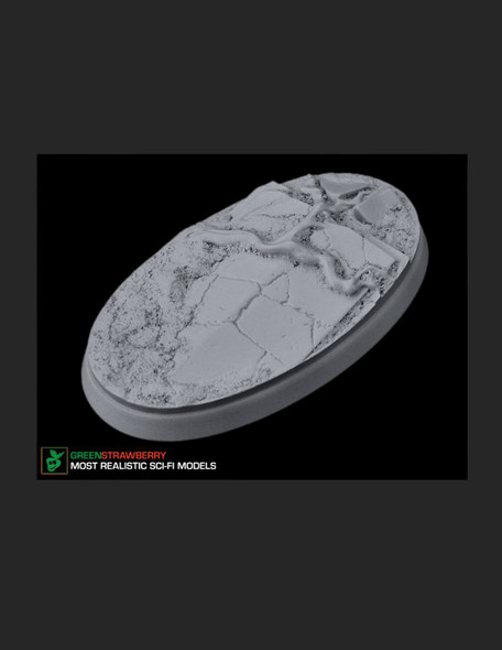 GreenStrawberry WG002-22-24 - 3x Zombie Graveyards Bases - oval 60mm