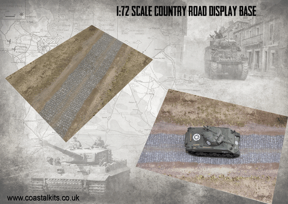 Coastal Kits CKS022-72 - 1:72 Scale Country Road Display Base