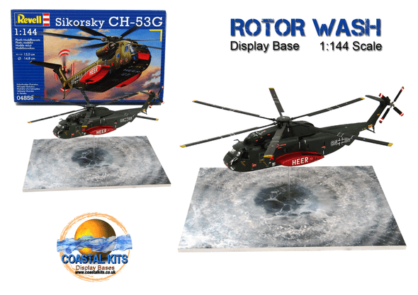 Coastal Kits CKS175-144 - 1:144 Small Rotor Wash Display Base