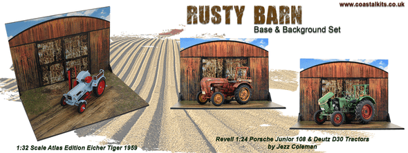 Coastal Kits CKS510 - Rusty Barn Base & Background Set