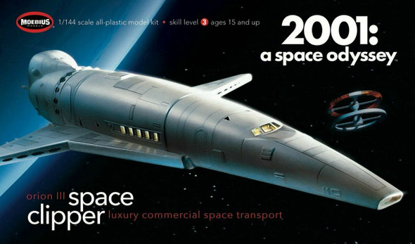 Moebius MMK2001-2A - 1:160 Space Clipper Pan American Orion from 2001: A Space Odyssey Model Kit
