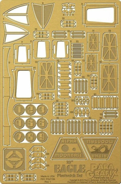 Paragrafix PGX199 - 1/48 22 inch Eagle Photoetch Set For MPC825