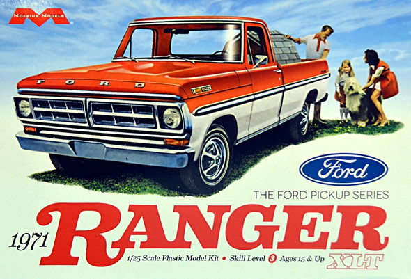 Moebius MMK1208 - 1/25 1971 Ford Ranger Pickup Model Kit