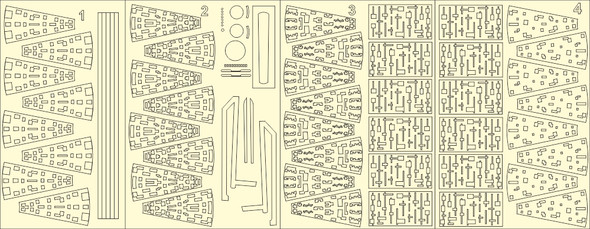 Aztek Dummy AD-61 - 1/1000 USS Kelvin (Round 2) Paint Masks