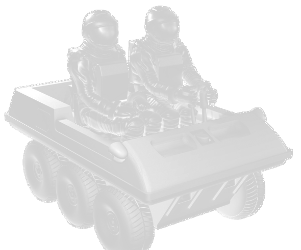 1:72 scale Moon Buggy's & Astronauts