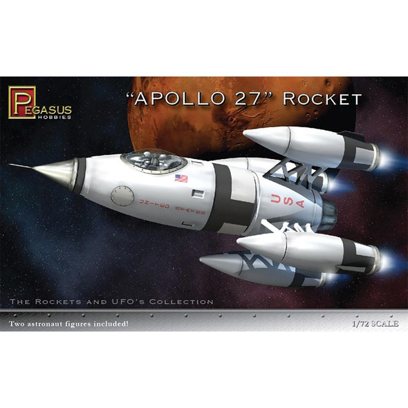 Pegasus Hobbies 9101 - 1:72 Apollo 27 Rocket Ship Model Kit