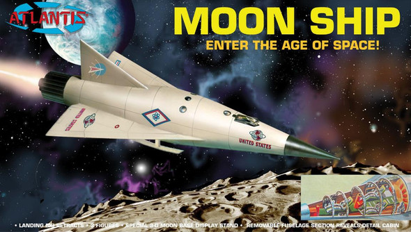 Atlantis H1825 - 1/96 Moonship Spacecraft Model Kit