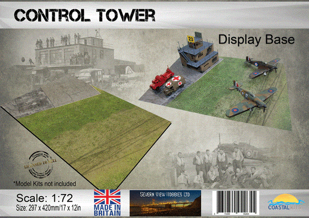 Coastal Kits CKS1200-72 - 1:72 Control Tower Display Base