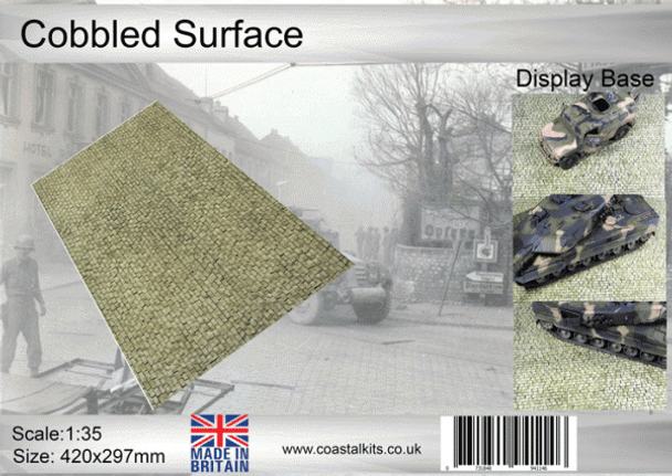 Coastal Kits CKS021 - 1/35 Scale Large Cobbled Surface Display Base