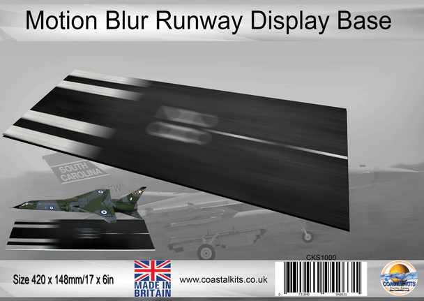 Coastal Kits CKS1000 - 1:72 Motion Blur Runway Display Base