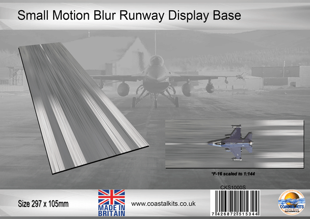Coastal Kits CKS1000s - 1:144 Small Motion Blur Runway Display Base