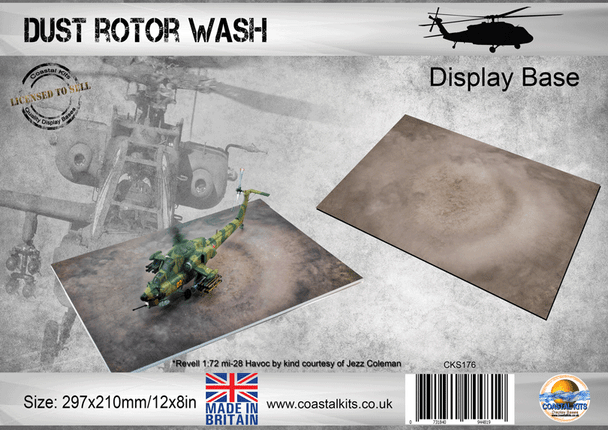 Coastal Kits CKS176 - 1:72 Scale Dust Rotor Wash Display Base