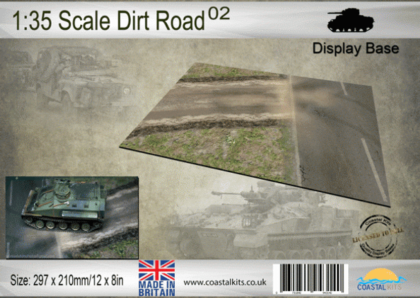 1:35 Scale Dirt Road 02 Display Base