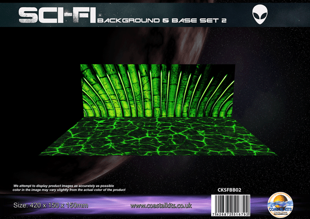 Coastal Kits CKSFBB02 - SciFi Base & Background Set 2