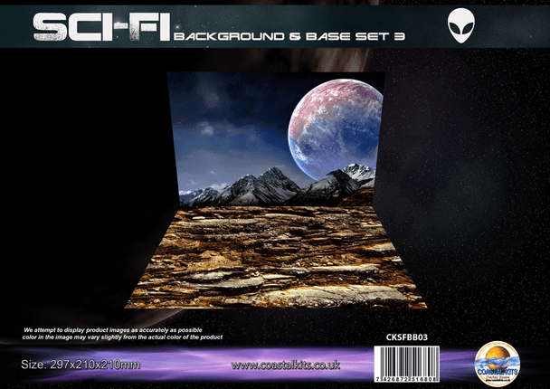 Coastal Kits CKSFBB03 - SciFi Base & Background Set 3