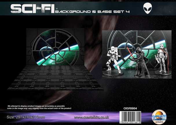 Coastal Kits CKSFBB04 - SciFi Base & Background Set 4