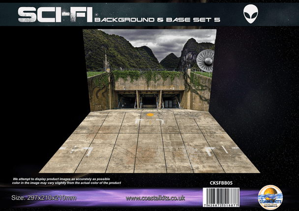 Coastal Kits CKSFBB05 - SciFi Base & Background Set 5