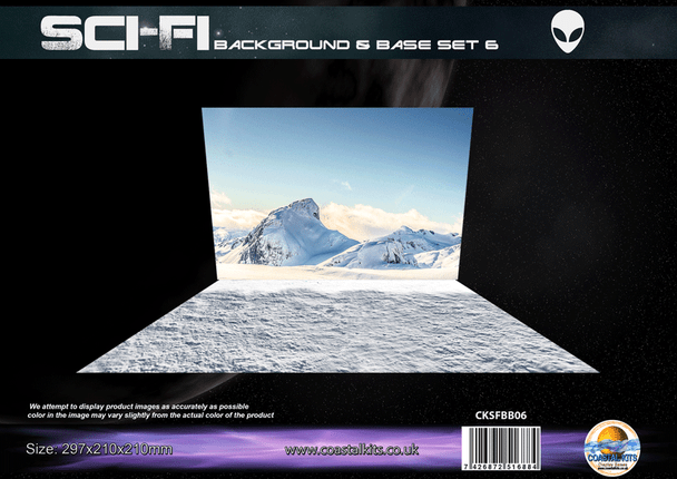 Coastal Kits CKSFBB06 - SciFi Base & Background Set 6