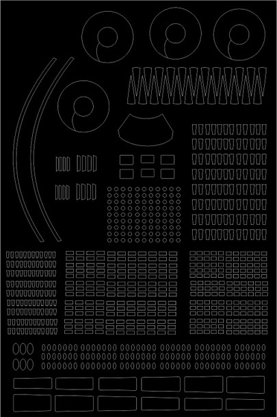 Aztek Dummy AD-70 - 1/1000 Pike's Enterprise - Windows (from Discovery) (Round 2) Paint Masks