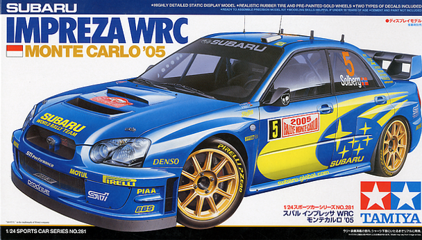 Tamiya 24281 - 1/24 Subaru Impreza WRC 2005 Monte-Carlo Model Kit