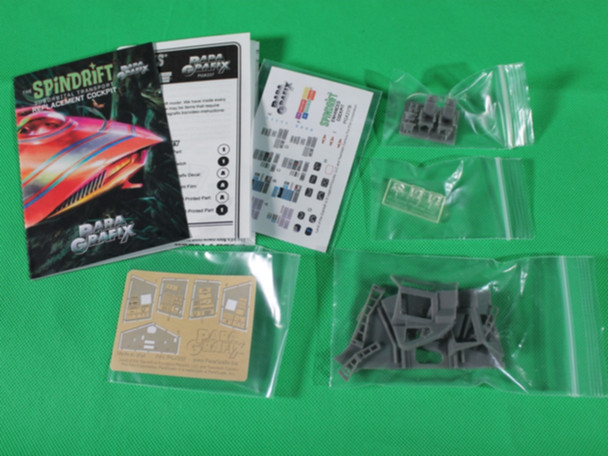 NEW! 1/64 Spindrift Replacement Cockpit Resin & Photoetch Set