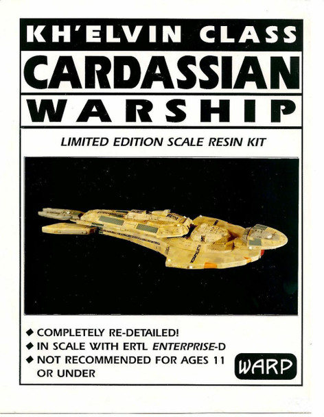 Warp Models WARP-19 - 1:1400 Cardassian Kh'elvin Class Warship Model Kit