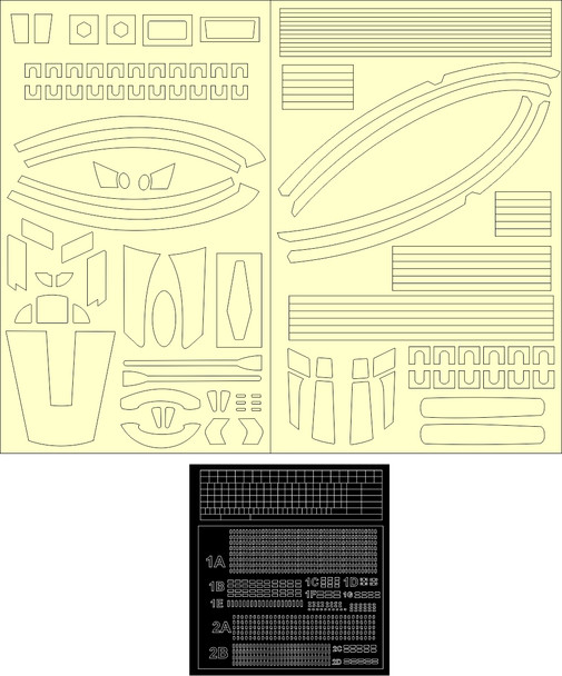 Aztek Dummy AD-73 - 1/1000 Voyager paint masks