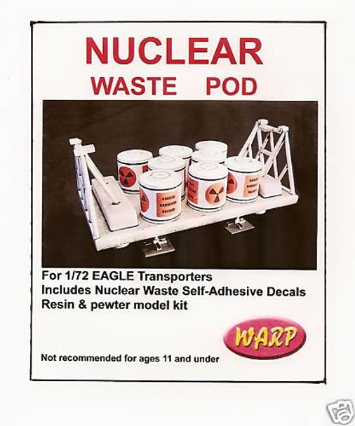 Warp Models WARP-NPOD – SPACE 1999  NUCLEAR WASTE POD Kit