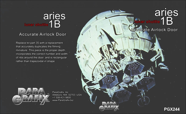 Paragrafix PGX244 - 1/48 NEW! Aries 1B Accurate Airlock Door