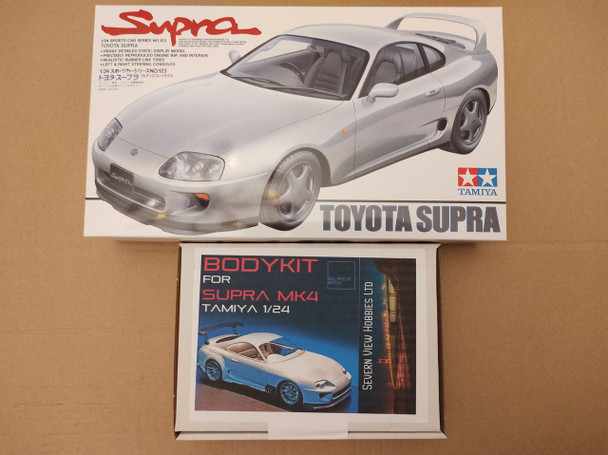 1/24 Toyota Supra Model Kit + FBW Models Resin Bodykit bundle