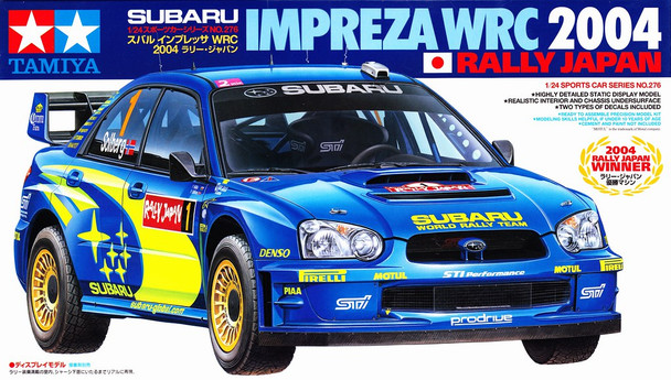Rare OOP Tamiya 24276 - 1/24 Subaru Impreza WRC 2004 Rally Japan Model Kit