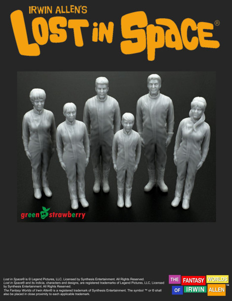 Green Strawberry 135023 - 1/35 ”Lost in Space” - Crew in Freezing tubes Resin figures