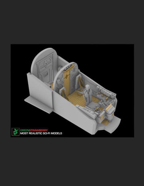 Green Strawberry 18022 - 1/72 "Razor Crest" - Cockpit - For AMT KIT