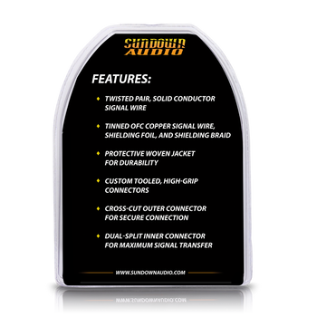 Sundown Audio SAZ 2CH RCA Hi-Fi 1.5ft Sundown Audio SAZ 2CH RCA Hi-Fi 1.5ft