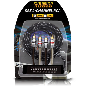 Sundown Audio SAZ 2CH RCA Hi-Fi 20ft Sundown Audio SAZ 2CH RCA Hi-Fi 20ft
