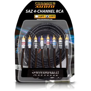Sundown Audio SAZ 4CH RCA Hi-Fi 17ft Sundown Audio SAZ 4CH RCA Hi-Fi 17ft