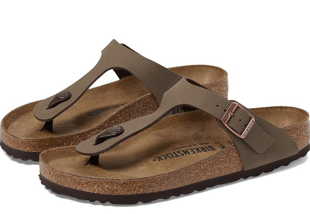 Birkenstock Women's Gizeh Birkibuc: Mocha Birkenstock Women's Gizeh Birkibuc: Mocha