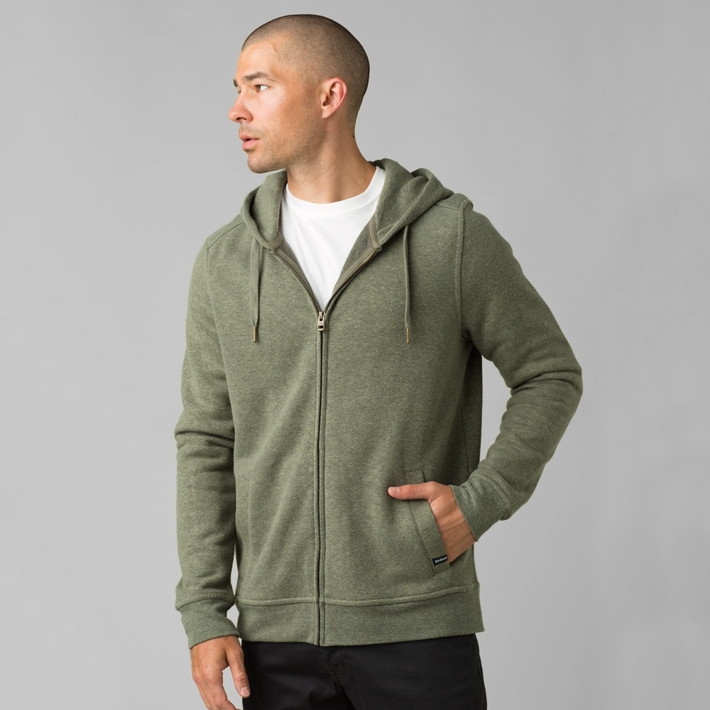 PRANA MEN'S CARDIFF FLEECE FULL ZIP HOOD PRANA MEN'S CARDIFF FLEECE FULL ZIP HOOD