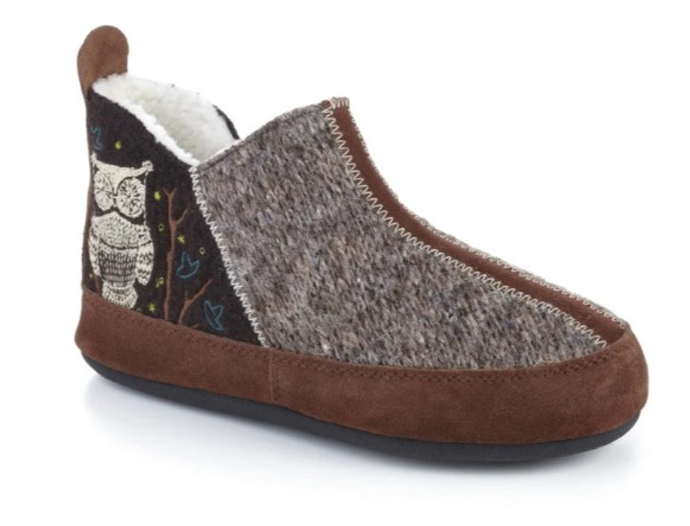 Acorn Women's Forest Bootie_Choco Owl Acorn Women's Forest Bootie_Choco Owl