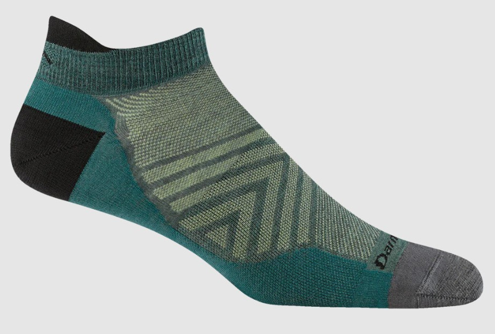 Darn Tough Men's 1033 Run No Show Ultra Lightweight Sock: Teal Darn Tough Men's 1033 Run No Show Ultra Lightweight Sock: Teal