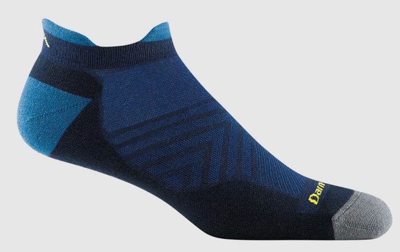 Darn Tough Men's 1039 Run No Show Cushion: Eclipse