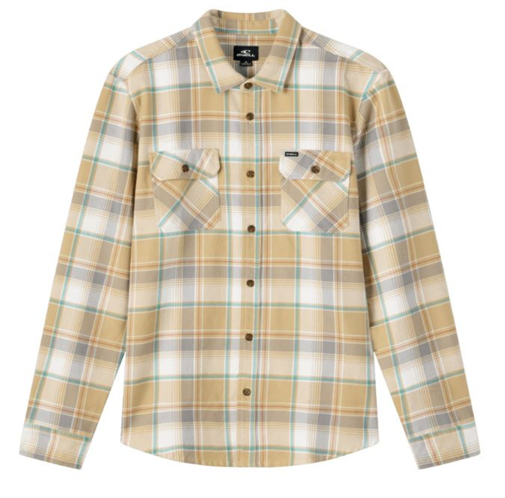 O'Neill Men's Winslow Plaid Long Sleeve Shirt: Twill