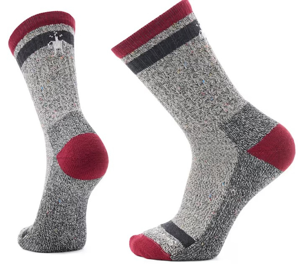 Smartwool Men's Larimer Crew Sock: Tibetan Red Smartwool Men's Larimer Crew Sock: Tibetan Red