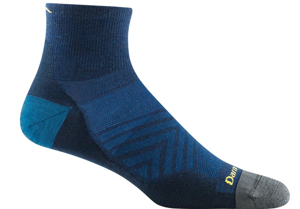 Darn Tough Men's 1034 Run 1/4 Ultra Lightweight: Eclipse Darn Tough Men's 1034 Run 1/4 Ultra Lightweight: Eclipse